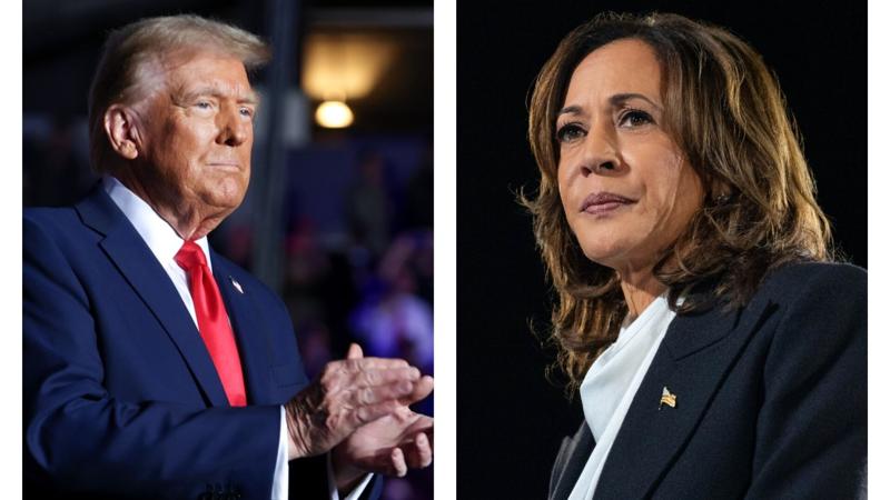 Finish line in sight for Harris, Trump