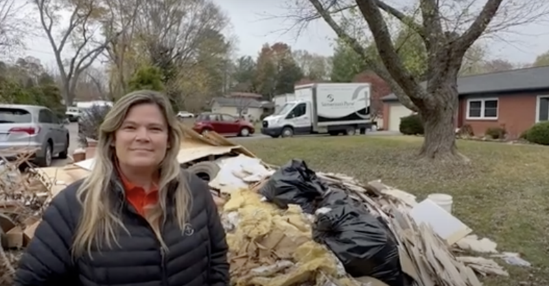 VIDEO: Samaritans Purse helps clean up homes in wake of Hurricane Helene