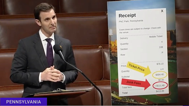 VIDEO: U.S. Rep Chris Deluzio slams junk fees