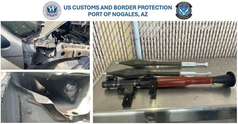 CBP seizes rocket launcher at Arizona port