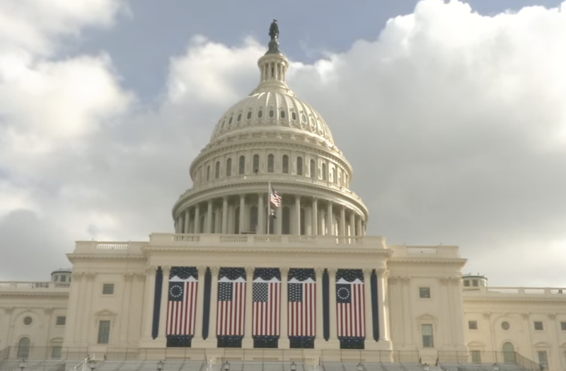 Trump orders U.S. flags to full staff for all future inaugurations