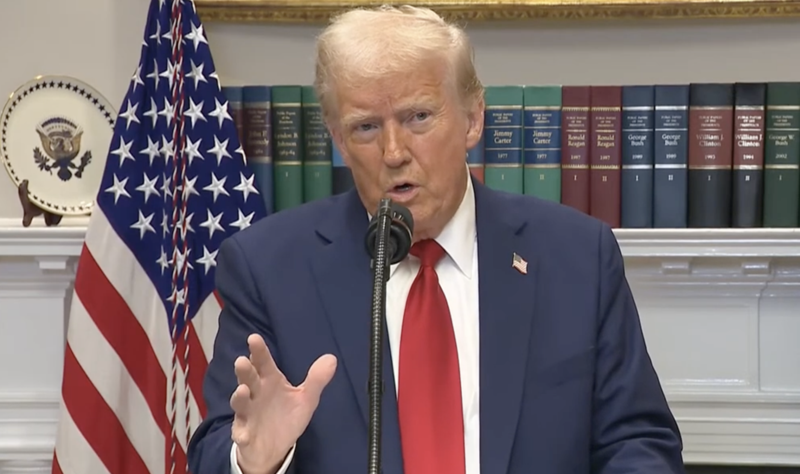 WATCH: Trump pushes back on reporter who questions his J6 pardons