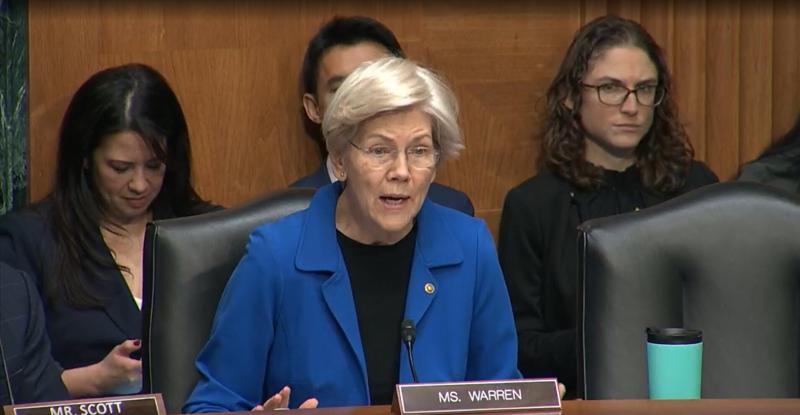 Warren suggests reducing arrests, defunding charter schools as DOGE alternatives