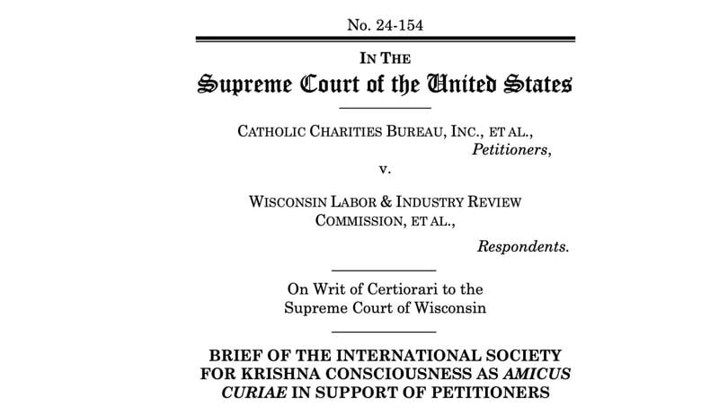 19 AGs support Wisconsin Catholic Charities case